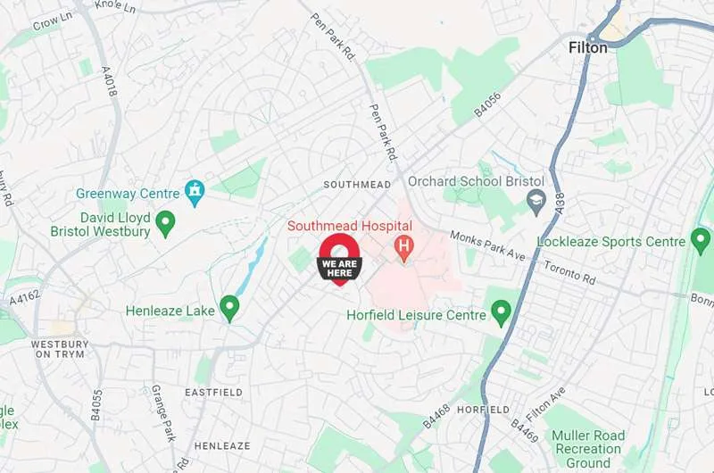 Bristol Car & Van Hire on the map